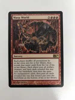 Warp World MTG Magic the Gathering Card NM Near Mint M10 - Image 1
