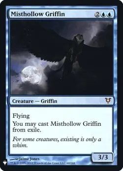 Misthollow Griffin -Foil Light Play MTG Mystery Booster Retail Edition Foils - Image 1