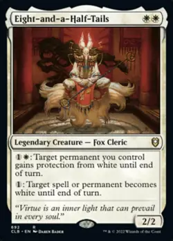x1 Eight-and-a-Half-Tails - Deck Exclusive R MTG Commander Legends: Battle for B - Image 1