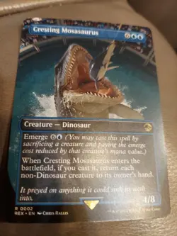 Cresting Mosasaurus (Borderless) Universes Beyond: Jurassic Pikachu World... - Image 1