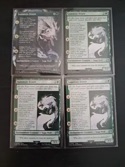 Summon: Fenrir x4 - (Borderless) Final Fantasy Regular And 3 Regular - Image 1
