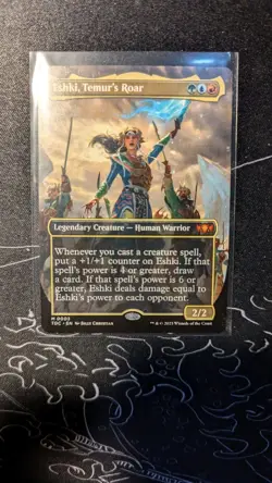 Eshki, Temur's Roar (Borderless) Commander: Tarkir: Dragonstorm Regular - Image 1