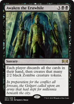 Awaken The Erstwhile ~ Near Mint Ravnica Allegiance MTG Magic UltimateMTG Black - Image 1
