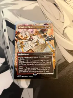 MTG Windcrag Siege 392 Rare Borderless Tarkir Dragonstorm - Image 1