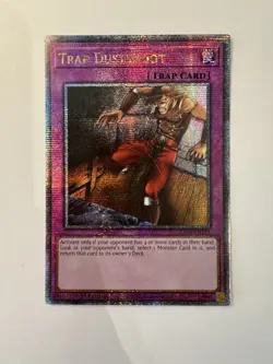 Trap Dustshoot QUARTER CENTURY Secret Rare (QCR) Yugioh! Stampede RA04-EN121 NM - Image 1