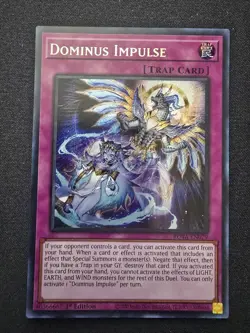 Yu‑Gi‑Oh! Dominus Impulse ROTA‑EN079 Secret Rare Trap Card - Near Mint - Image 1