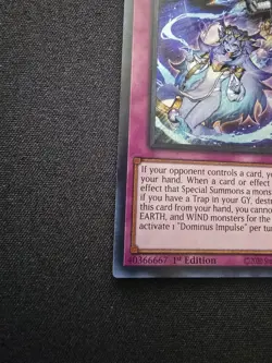 Yu‑Gi‑Oh! Dominus Impulse ROTA‑EN079 Secret Rare Trap Card - Near Mint - Image 5