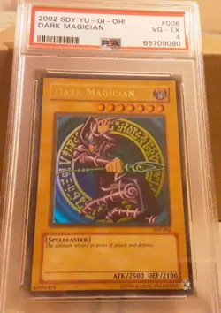 YU-GI-OH! Dark Magician Ultra Rare SDY-006 2002 PSA 4 VG-EX - Image 1