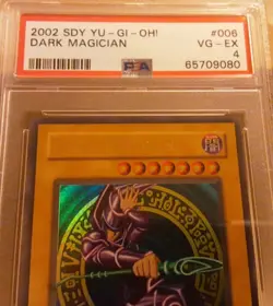 YU-GI-OH! Dark Magician Ultra Rare SDY-006 2002 PSA 4 VG-EX - Image 2