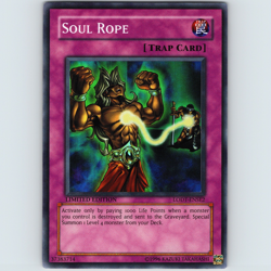 Yugioh Soul Rope LODT-ENSE2 Limited Edition Super Rare Holo - LP-NM - Image 1