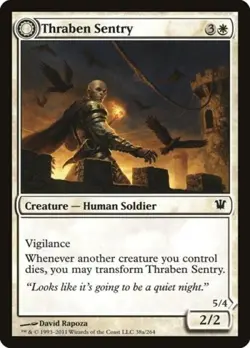 Thraben Sentry - Medium Play MTG Innistrad - Image 1