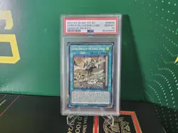 Yu-Gi-Oh! TCG Sacred Scrolls Gizmek Legend Dawn Of Majesty 1st Ed 2021 PSA 10 - Image 1