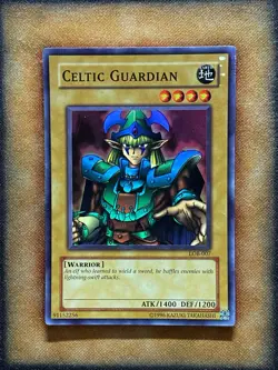 Yugioh Celtic Guardian LOB-007 Super Rare Original Print NM - Image 1