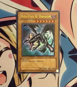 Red-Eyes Black Dragon LOB-070 Ultra Rare Near Mint - Image 1