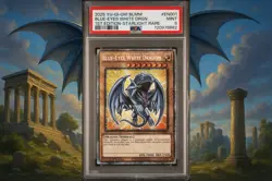Yu-Gi-Oh! PSA 9 Blue-Eyes White Dragon Chibi Starlight Rare BLMM-EN001 - Image 1