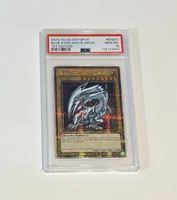 PSA 10 Yu-Gi-Oh! Blue-Eyes White Dragon MP24-EN001 1st Ed Quarter Century Secret - Image 1