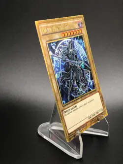 Yugioh Dark Magician MVP1-ENGV3 Limited Edition Gold Holo Secret Rare Mint+ - Image 2