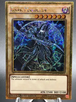 Yugioh Dark Magician MVP1-ENGV3 Limited Edition Gold Holo Secret Rare Mint+ - Image 4