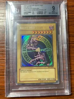 2002 Yu-Gi-Oh! Dark Magician SDY-006 EURO (SDY-E005) BGS 9 MINT NOT PSA - Image 1