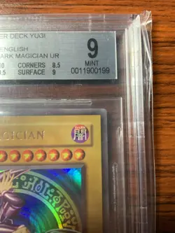 2002 Yu-Gi-Oh! Dark Magician SDY-006 EURO (SDY-E005) BGS 9 MINT NOT PSA - Image 3