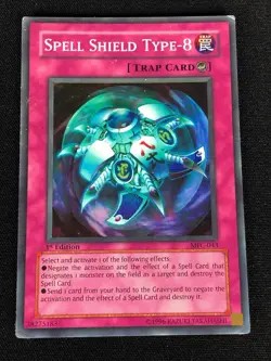 YUGIOH SPELL SHIELD TYPE 8 MFC-043 1ST SUPER (MP) - Image 1