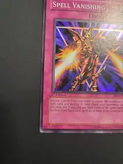Yu-Gi-Oh! Dark Crisis - Spell Vanishing DCR-101 1st Ed. - Image 4