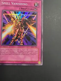 Yu-Gi-Oh! Dark Crisis - Spell Vanishing DCR-101 1st Ed. - Image 5