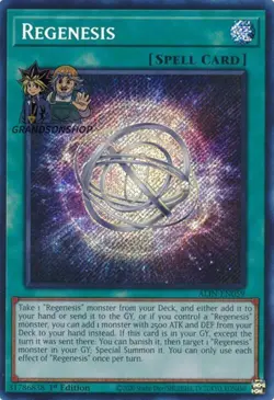Yu-Gi-Oh! Regenesis ALIN-EN059 Secret Rare - Image 1