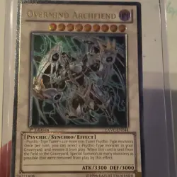 Overmind Archfiend Ultimate Rare 1st Edition Yugioh EXVC-EN044 - Image 2