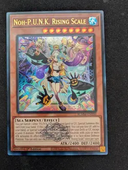 Yu-Gi-Oh! Noh-P.U.N.K. Rising Scale BLMM-EN050 ULTRA RARE 1st Ed. (NM/M) - Image 1