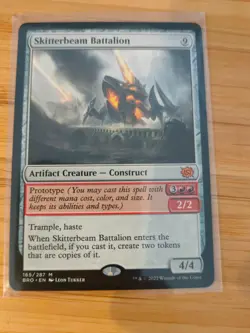 MTG Skitterbeam Battalion 165 The Brothers' War M/NM Free UK P&P - Image 1