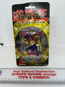 Yu-Gi-Oh 2004 Legends Booster Pack Blister Card Invasion Of Chaos 1st Edition - Image 1