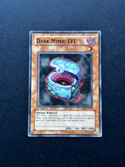 Yugioh! Dark Mimic LV1 - 1st Edition SOD-EN009 Common (LP/MP) 1996 - Image 1