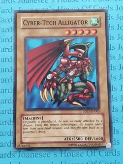 Cyber-Tech Alligator 5DS2-EN003 Yu-Gi-Oh Card (U) New - Image 2