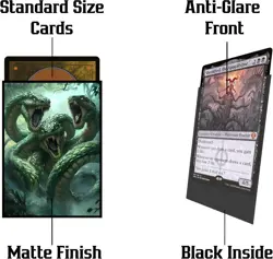 (Hydra) 100ct Matte TCG/MTG Art Card Sleeves by Ai Armor Multi - Image 3