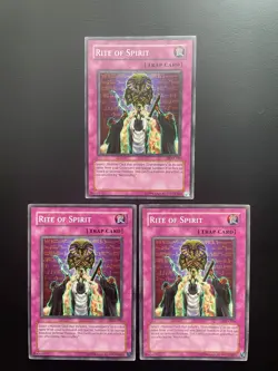 Yugioh Rite of Spirit PGD-100 Common Unlimited Edition LP/MP X3 - Image 1