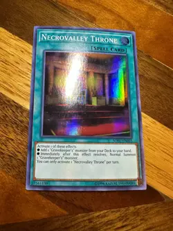 Necrovalley Throne SOFU-EN055 Unlimited Edition Super Rare LP + BONUS - Image 1