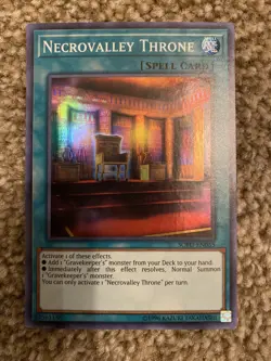 Yu-Gi-Oh! - Necrovalley Throne (SOFU-EN055) - Soul Fusion - Super Rare - NM - Image 1
