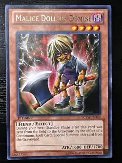Malice Doll of Demise - LP - LCYW-EN163 - 1st Edition - Rare - Image 1