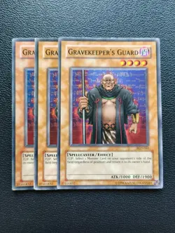 Yu-Gi-Oh - Gravekeepers Guard 3X - Full Playset - Image 1