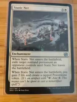 MTG Static Net 027 The Brothers' War M/NM Free UK P&P - Image 1