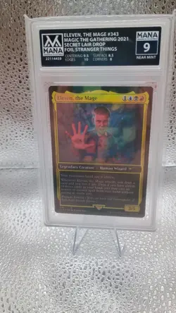 Eleven the Mage Magic The Gathering Secret Lair Drop Stranger Things Graded Card - Image 2