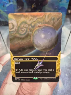 M 036 Reflecting Pool Land Stellar Sights Edge of Eternities MTG Card BORDERLESS - Image 1