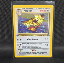 Pidgeot 1st Edition Holo Jungle #8 Vintage 1999 Pokemon Trading Card Game - Image 1