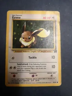 Pokemon Eevee TCG Team Rocket Non-Holo Card 55/82 1999 - Image 1