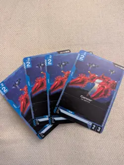 Gundam Card Game Cancer GD01-022 C Playset Of 4 Newtype Rising - Image 1