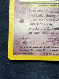 Pokemon TCG Wobbuffet Neo Discovery 16/75 Rare Holo Card SET BREAK - Image 5
