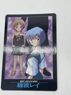 Evangelion Bandai Carddass No.8 Rei Ayanami card 1996 - Image 3