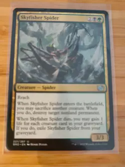MTG Skyfisher Spider 221 The Brothers' War M/NM Free UK P&P - Image 1