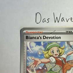 BIANCA'S DEVOTION - UNCOMMON - TEMPORAL FORCES - POKEMON CARD - 142/162 - NM/M - Image 3
